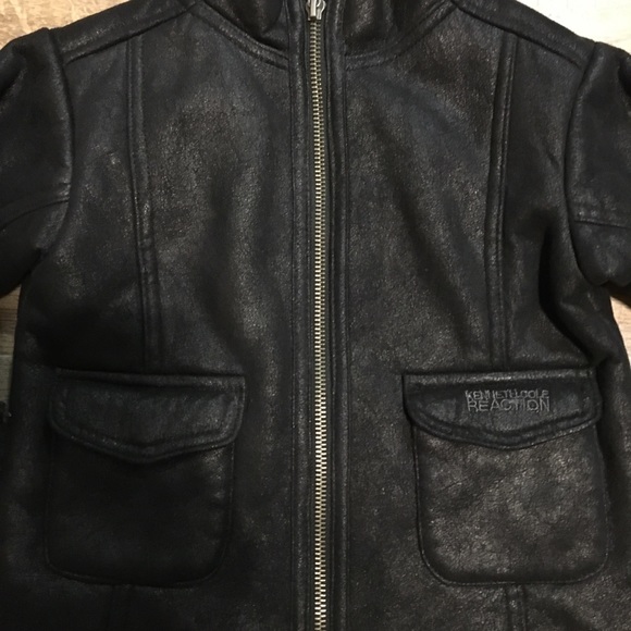 Kenneth Cole Black suede Jacket 18M - Picture 5 of 6